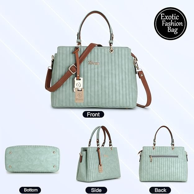 EXOTIC® Women's Striped Line Handbag for Women| Ladies purse | Stylish Shoulder Bag | Gift for Women - Image 4