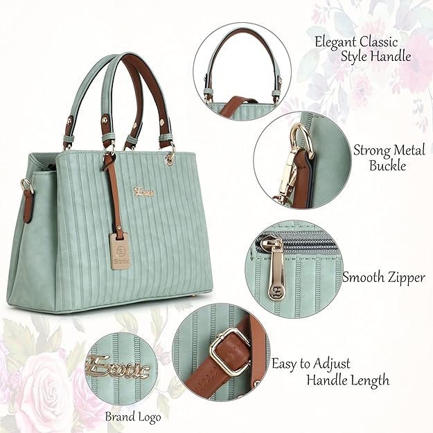 EXOTIC® Women's Striped Line Handbag for Women| Ladies purse | Stylish Shoulder Bag | Gift for Women - Image 3